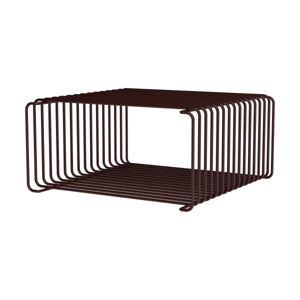 Montana Panton Wire Half Height shelf 34.8x17.2x34.8 cm Black red