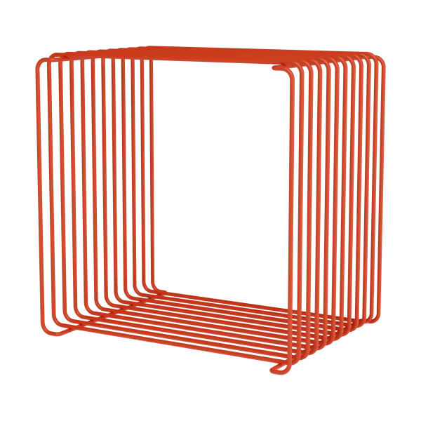 Montana Panton Wire Single shelf 34,8x34,8x25,7 cm Rosehip
