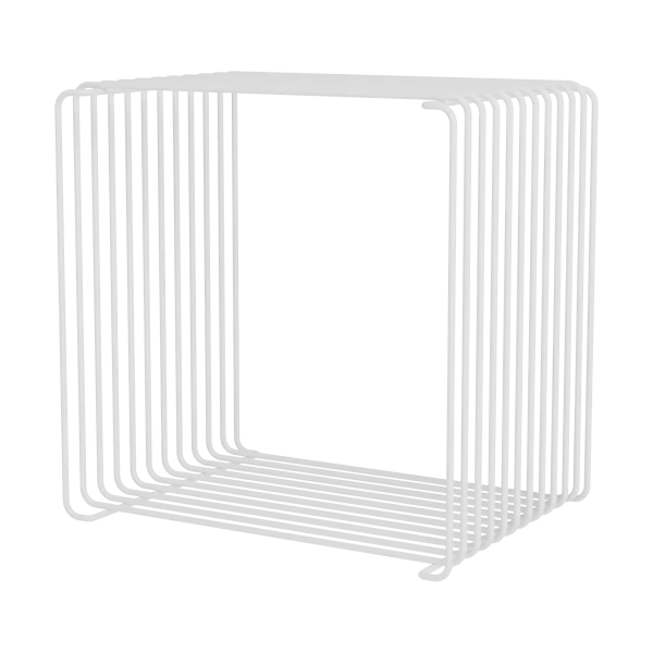 Montana Panton Wire Single shelf 34,8x34,8x25,7 cm Snow