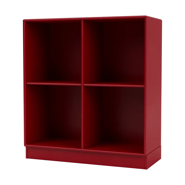 Montana SHOW shelf 69.6x69.6 cm. socket 7 cm 165-Beetroot
