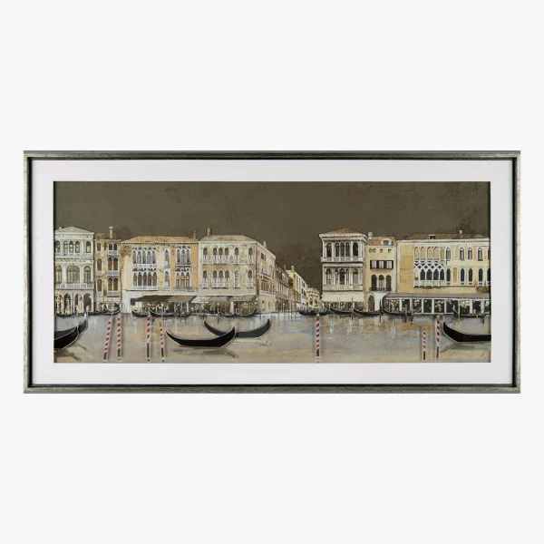 Moonlit Venice Framed Art