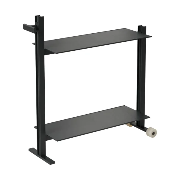 Museum Museum Trolley serving trolley Black, 74.5x77.5x24 cm