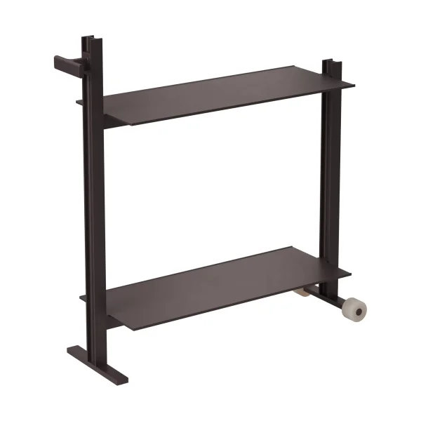 Museum Museum Trolley serving trolley Dark brown, 74.5x77.5x24 cm