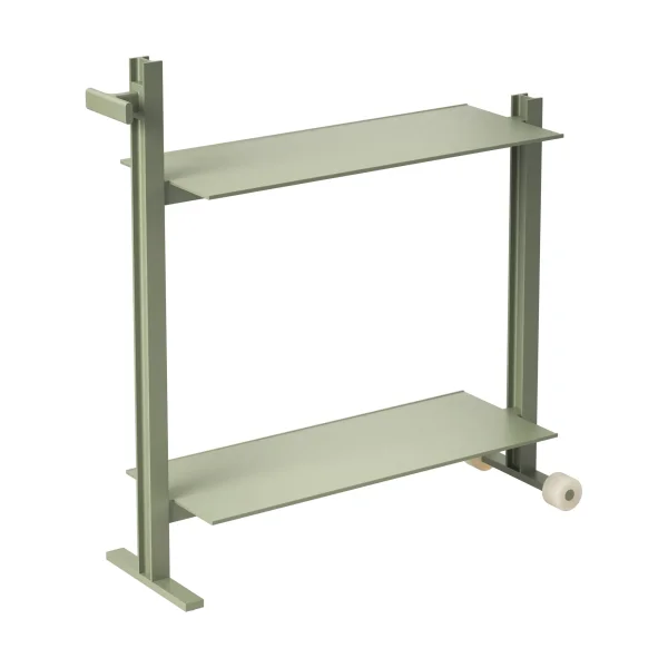 Museum Museum Trolley serving trolley Green, 74.5x77.5x24 cm