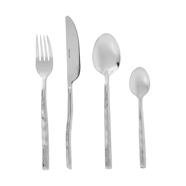 MUUBS Uta cutlery 16 pieces Polished steel