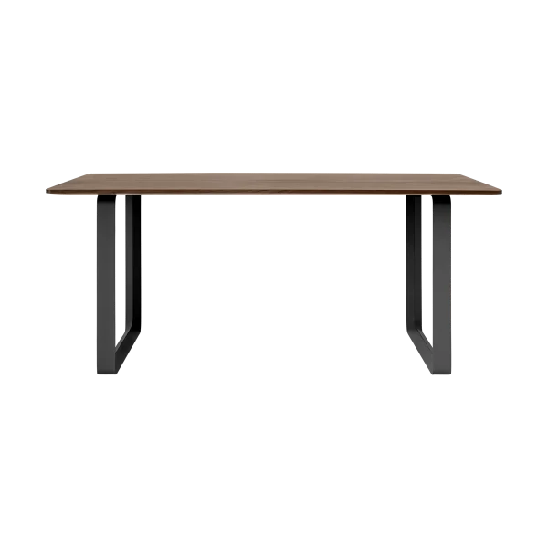 Muuto 70/70 dining table 170x85 cm Solid smoked oak-Black