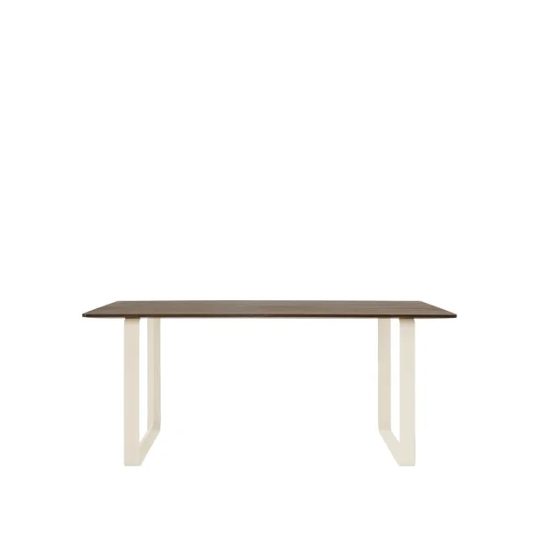 Muuto 70/70 dining table 170x85 cm Solid smoked oak-Sand