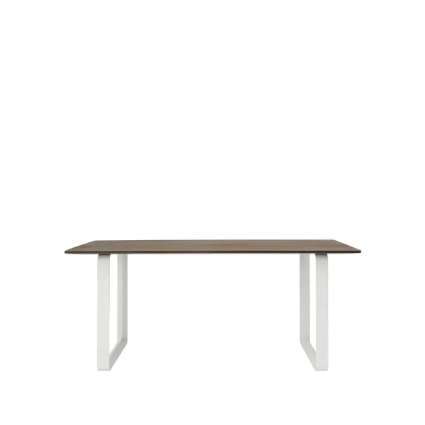 Muuto 70/70 dining table 170x85 cm Solid smoked oak-White