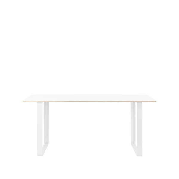 Muuto 70/70 dining table 170x85 cm White laminate-Plywood-White