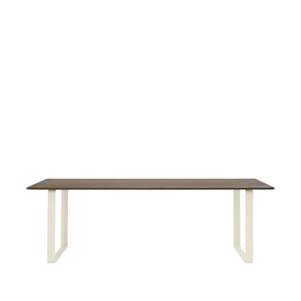 Muuto 70/70 dining table 225x90 cm Solid smoked oak-Sand