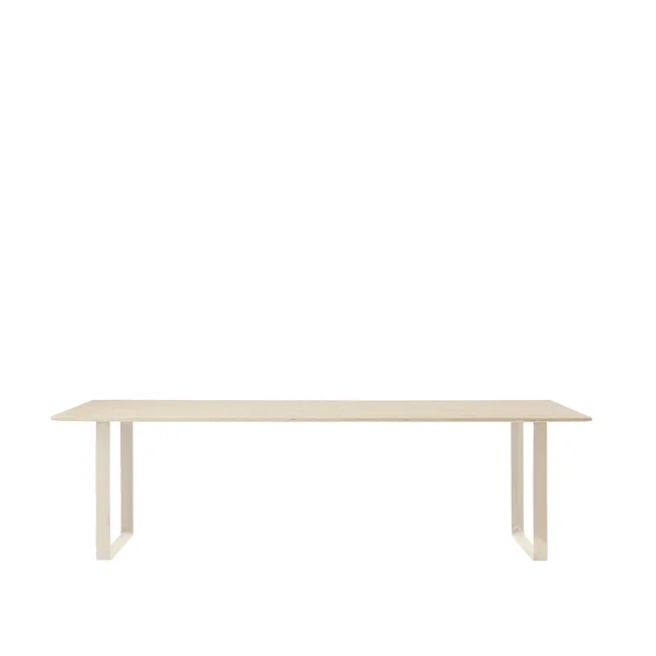 Muuto 70/70 dining table 255x108 cm Oak veener-Plywood-Sand