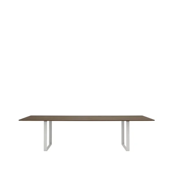 Muuto 70/70 dining table 295x108 cm Solid smoked oak-Grey