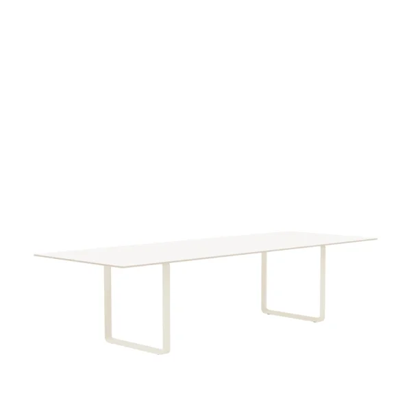 Muuto 70/70 dining table 295x108 cm White laminate-Plywood-Sand