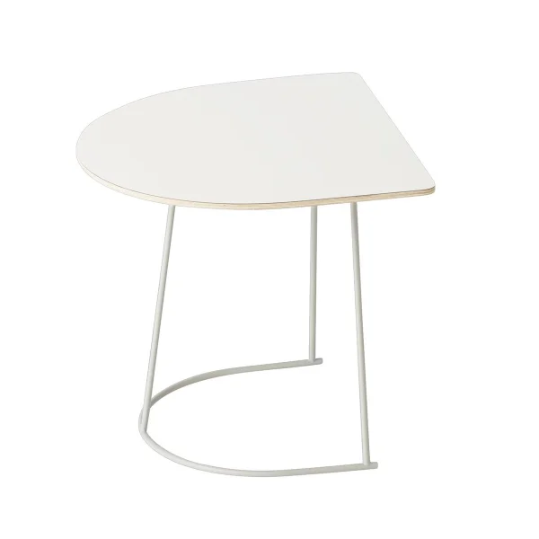 Muuto Airy sofa table half size off-white