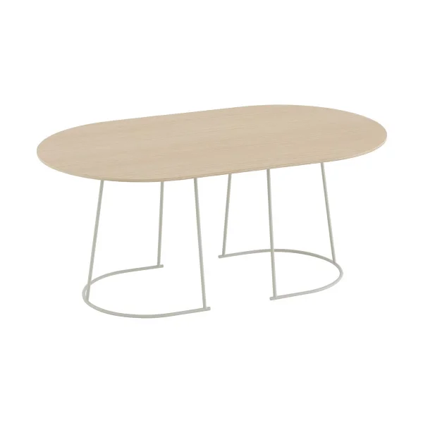 Muuto Airy sofa table M Lacquered oak veneer-off white