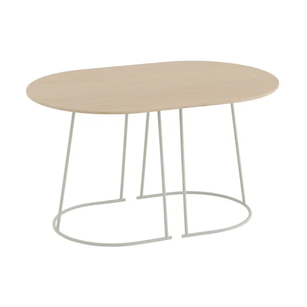 Muuto Airy sofa table S Lacquered oak veneer-off white