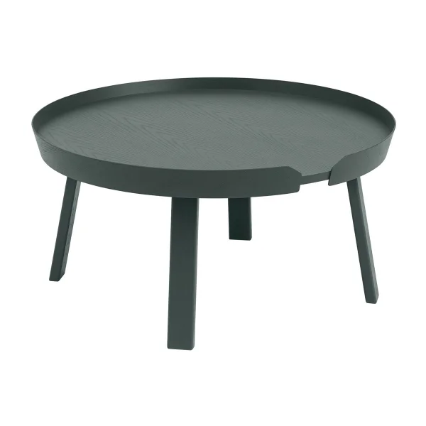 Muuto Around table large Dark green