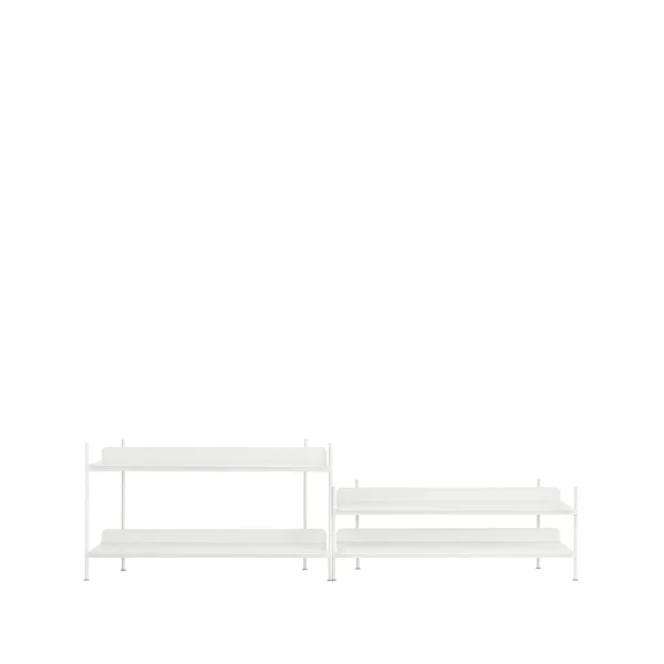 Muuto Compile configuration 5 shelving system White