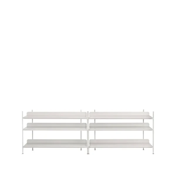 Muuto Compile configuration 6 shelving system Grey