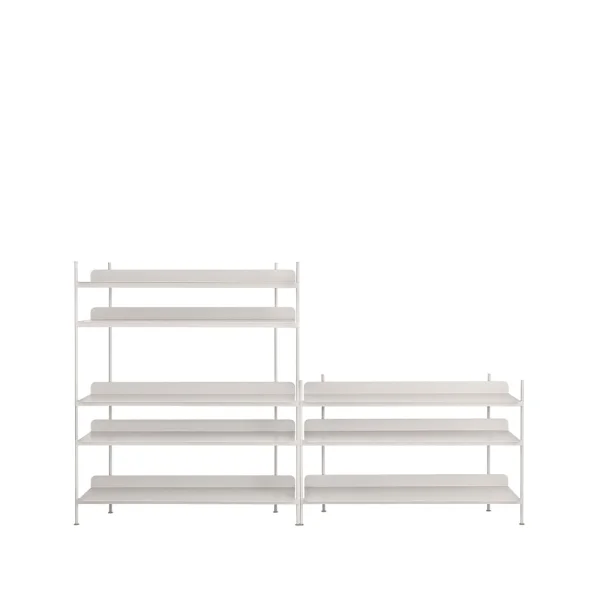 Muuto Compile configuration 7 shelving system Grey