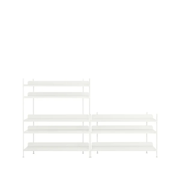 Muuto Compile configuration 7 shelving system White