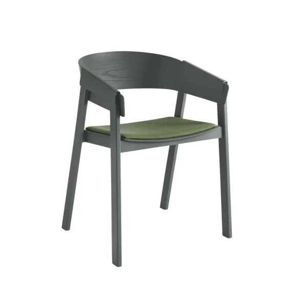 Muuto Cover chair upholstered seat Remix 933-Green