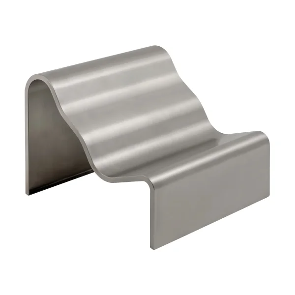 Muuto Dream View bench Brushed steel, 100 cm