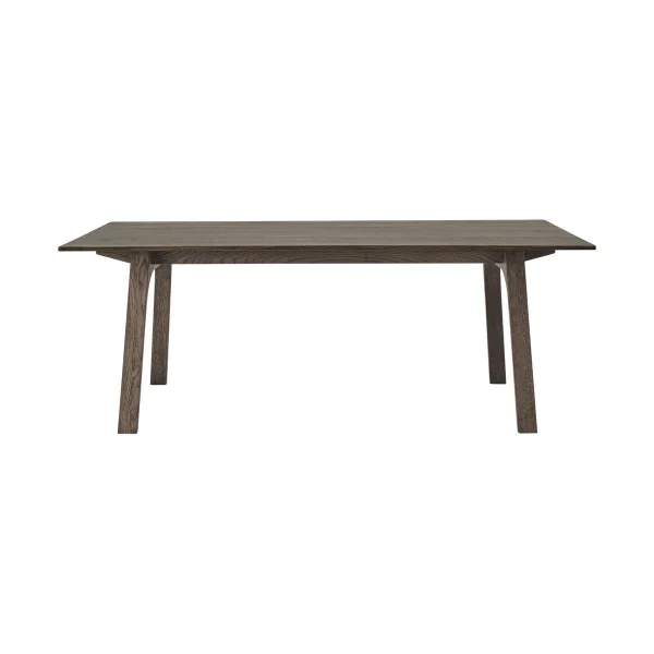 Muuto Earnest Extendable dining table 205x100 cm Dark oiled oak