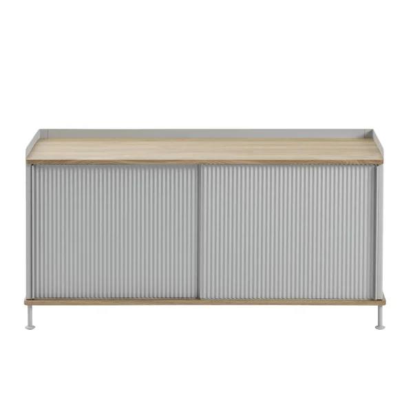 Muuto Enfold sideboard low 125x45x63 cm Oak-Grey