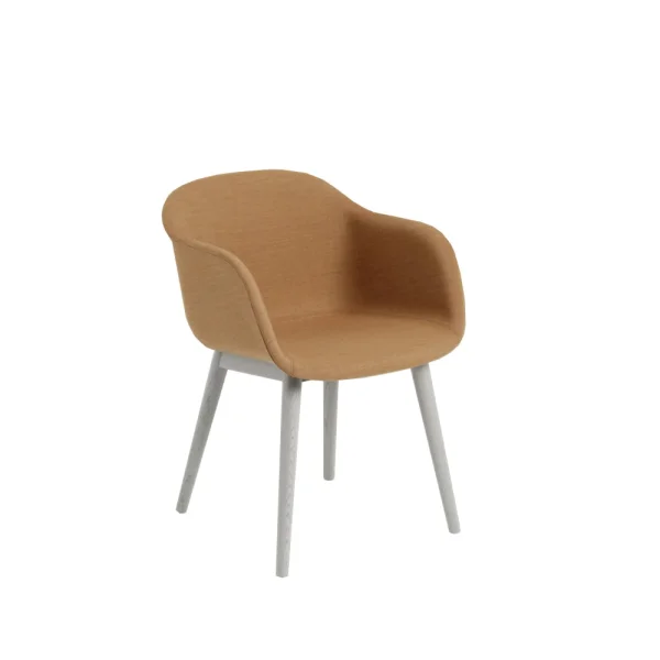 Muuto Fiber armchair tube base Remix 433-Grey