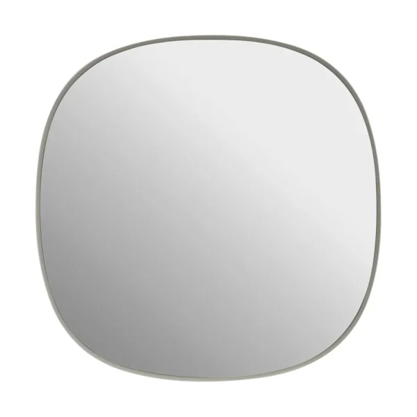 Muuto Framed mirror Grey-clear, 40x40 cm
