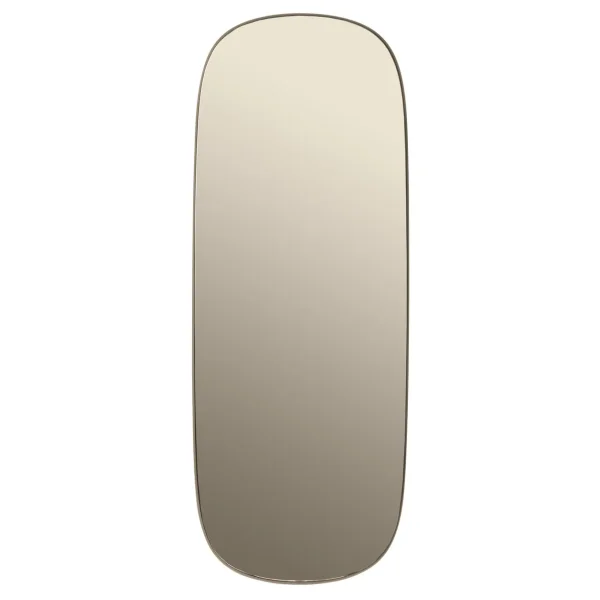 Muuto Framed mirror large Taupe-taupe, 118x44,5