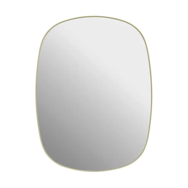 Muuto Framed mirror Light yellow-clear, 59x44 cm
