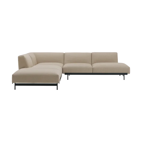 Muuto In Situ corner sofa configuration 5 Ecriture 240-Black