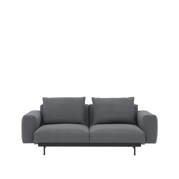 Muuto In Situ modul sofa 2-seat configuration 3 Ocean 80-Black config 1