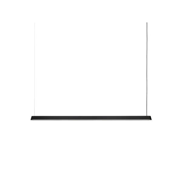 Muuto Linear pendant lamp Black, 169,2 cm