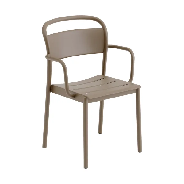 Muuto Linear steel armchair Taupe