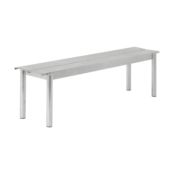 Muuto Linear steel bench 170 cm Warm galvanized steel