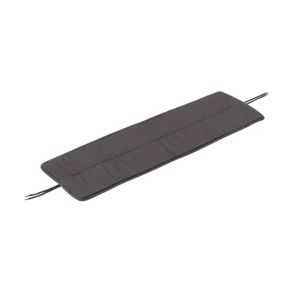 Muuto Linear steel bench pad 110x32.5 cm Dark grey