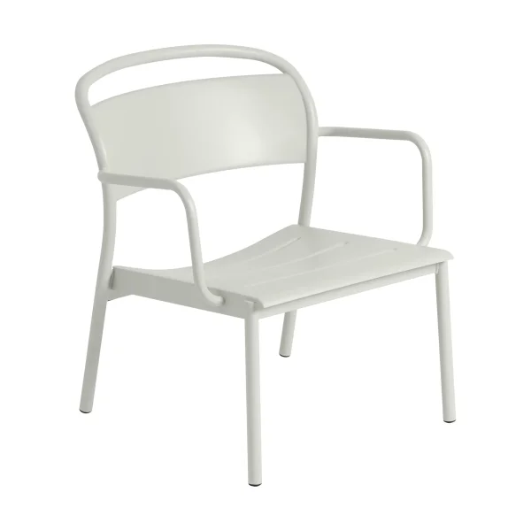 Muuto Linear Steel lounge armchair Grey