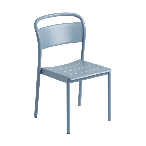 Muuto Linear steel side chair Pale blue