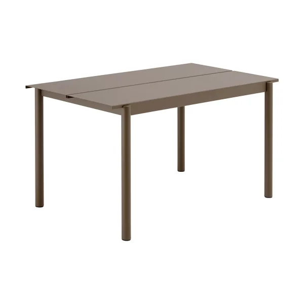 Muuto Linear steel table 140 cm Taupe