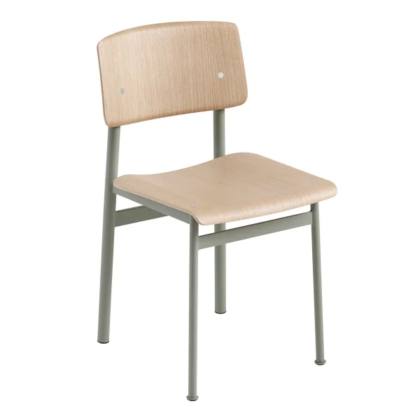 Muuto Loft Chair dusty green-oak