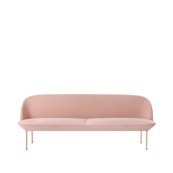 Muuto Oslo sofa 3-seat Steelcut trio 515-Rose