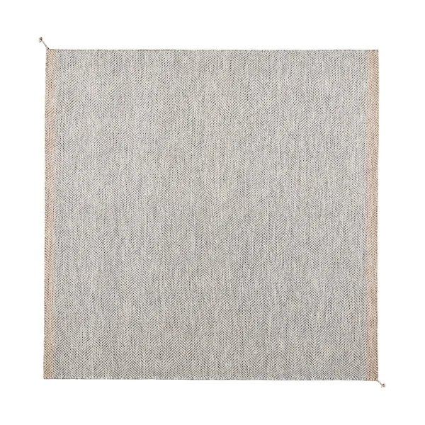 Muuto Ply rug 240x240 cm Black-white