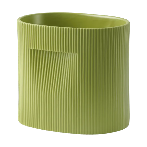 Muuto Ridge flower pot 24 cm Moss green