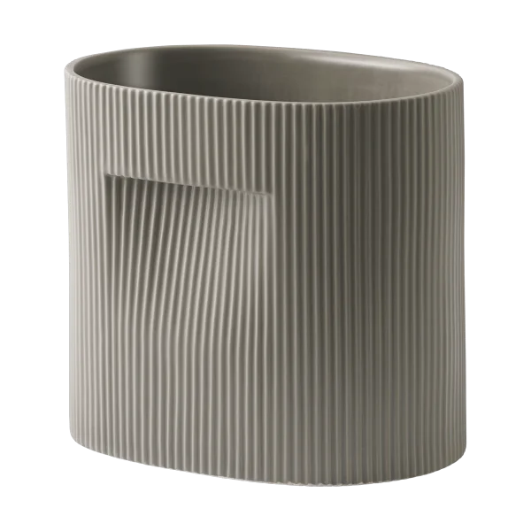 Muuto Ridge flower pot 24 cm Taupe
