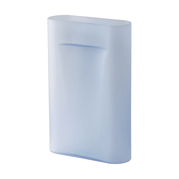 Muuto Ridge vase frosted glass 48,5 cm Light blue