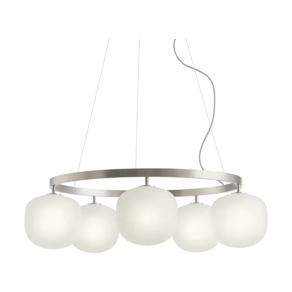 Muuto Rime chandelier Aluminium grey