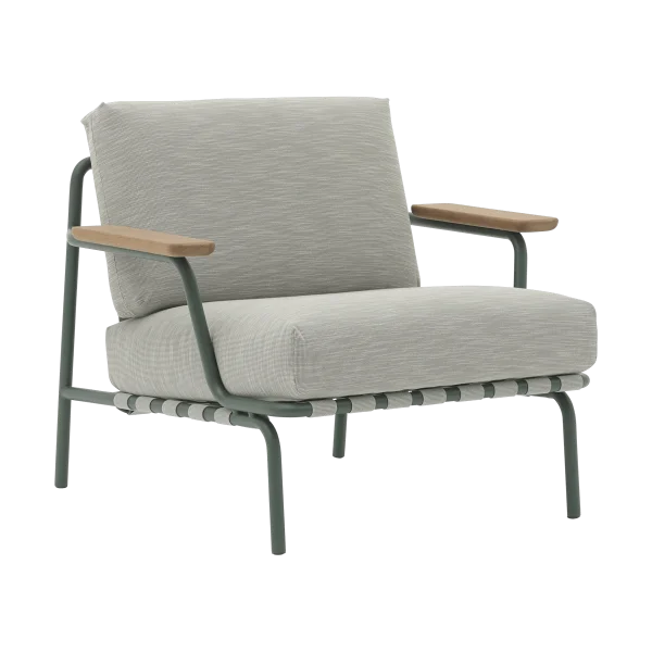 Muuto Settle lounge chair Ribbed Weave 2 Dark green